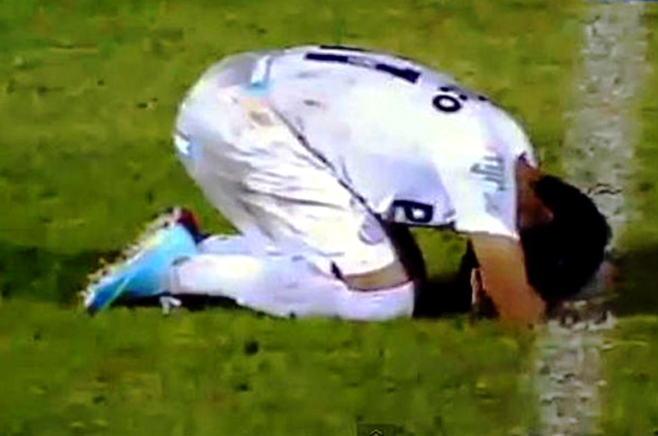 Neymar llora en su despedida del Santos