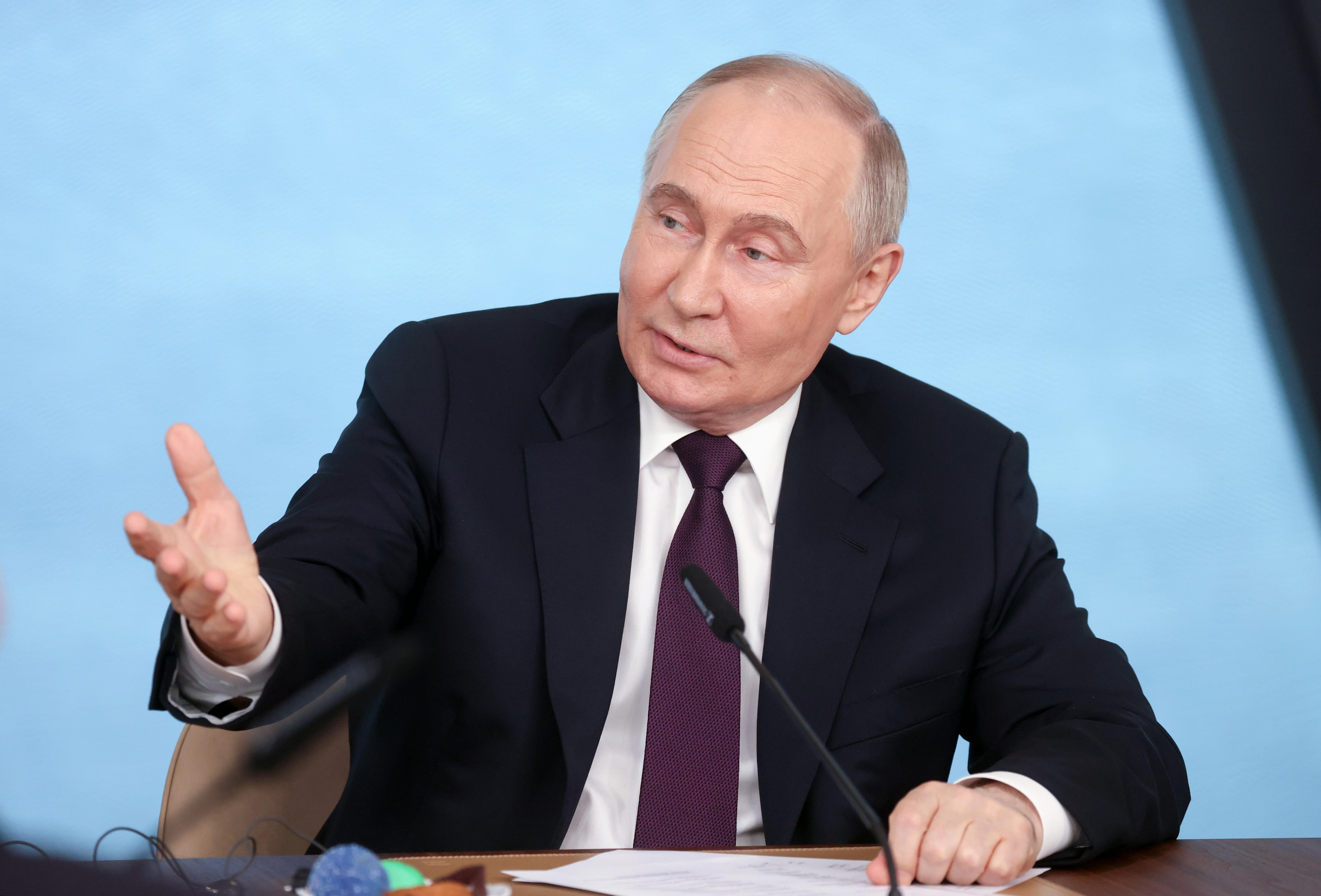 Putin sobre Trump: “Están usando el sistema judicial en una lucha política interna”