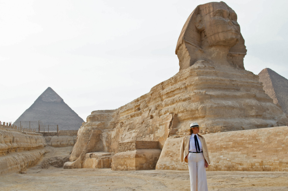¿Melania Trump gastó USD $95.000 en una sola noche en El Cairo?