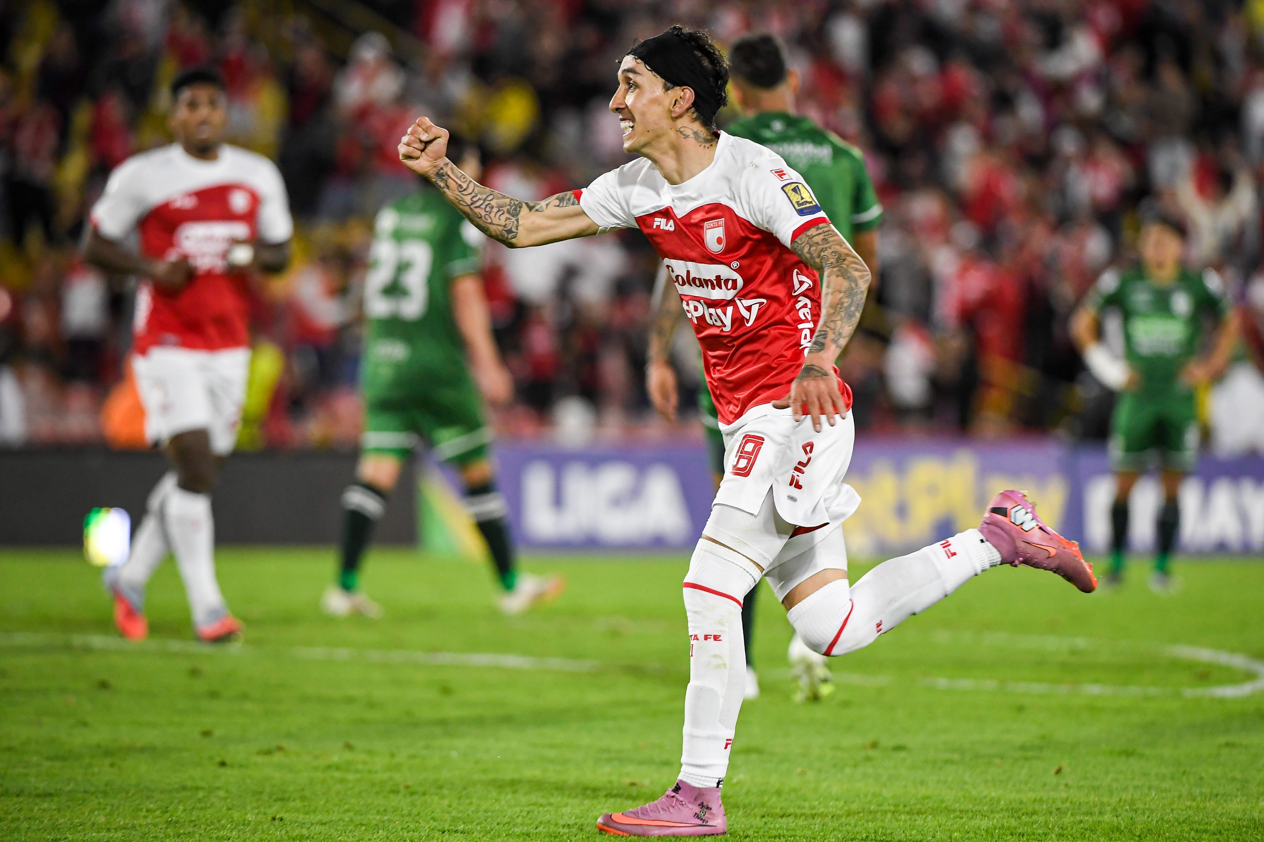 En imágenes: así se vivió el triunfo de Santa Fe contra La Equidad