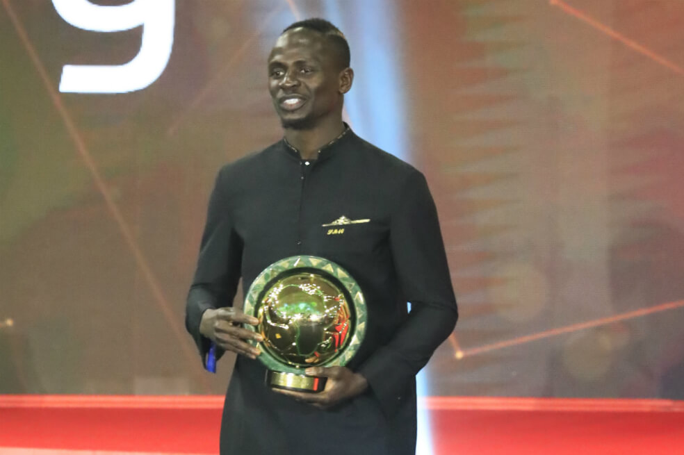 Sadio Mané fue elegido como el mejor jugador africano del año
