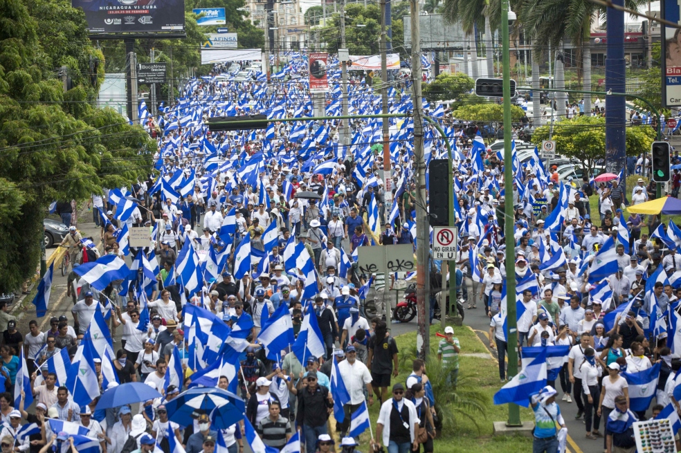 En fotos: los nicaragüenses retaron a Daniel Ortega a un día del paro nacional