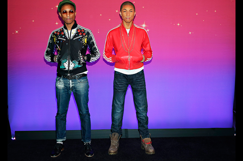 La estatua de cera de Pharrell Williams