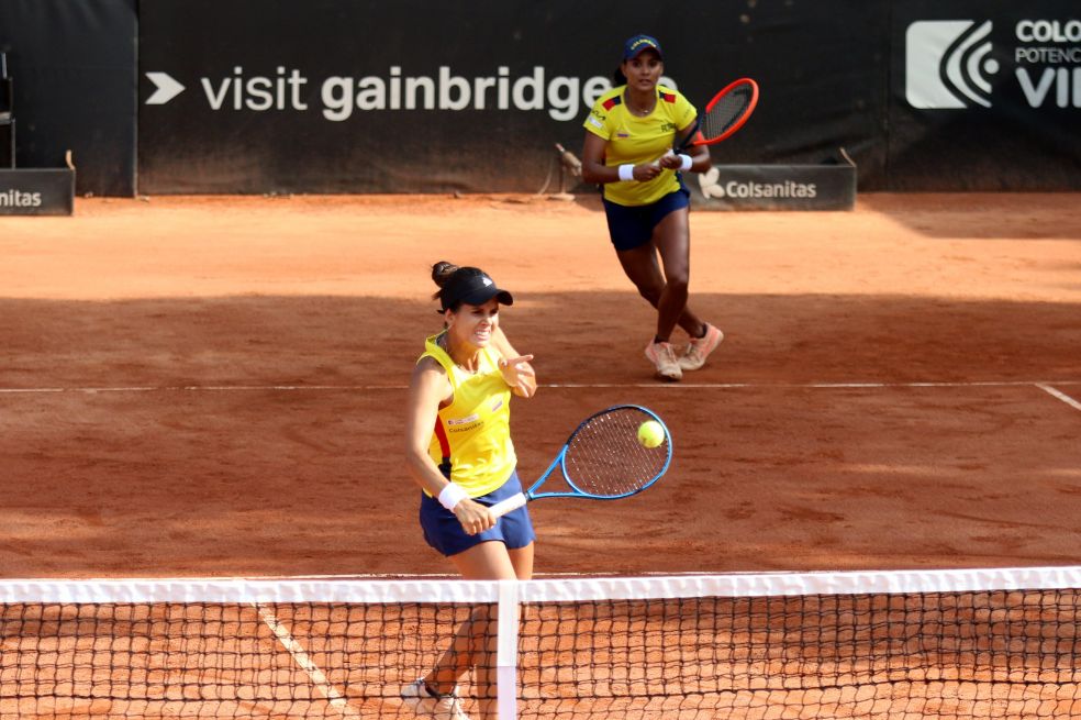 Ante Perú, Colombia volvió a la senda del triunfo en la Copa Billie Jean King