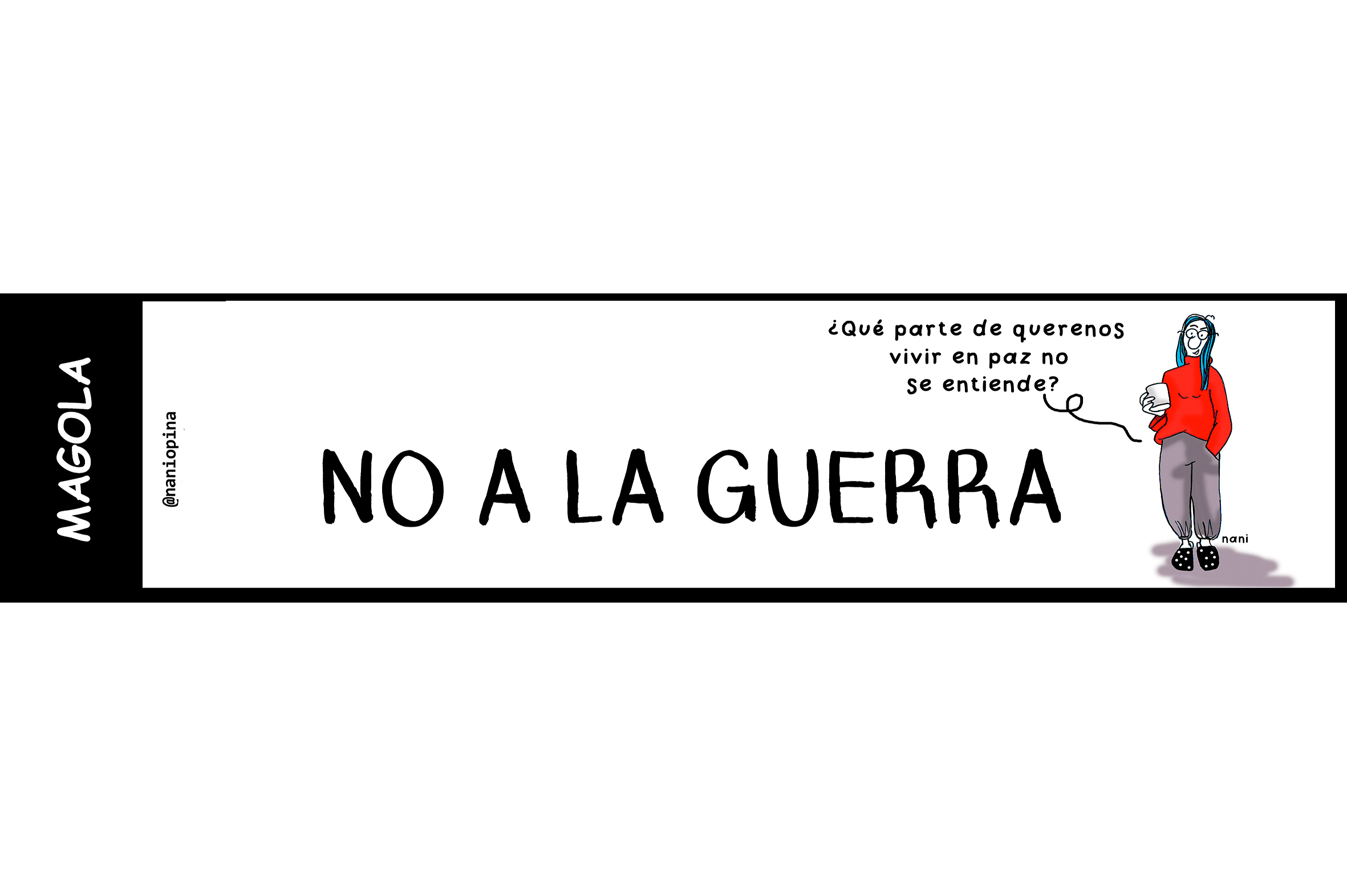 No a la guerra