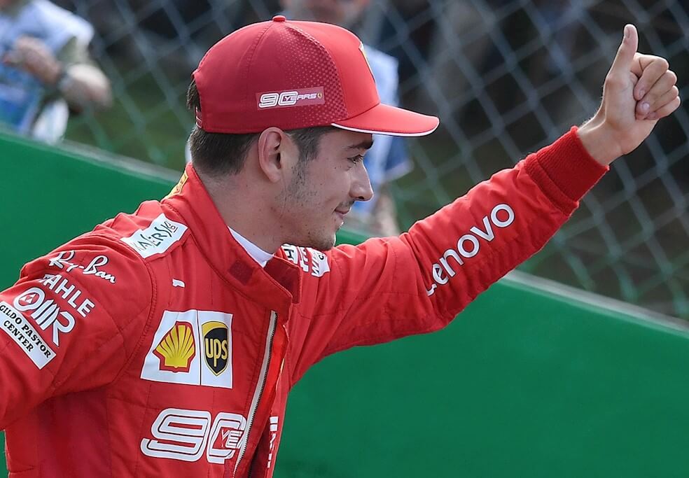Leclerc ganó el Gran Premio de Italia