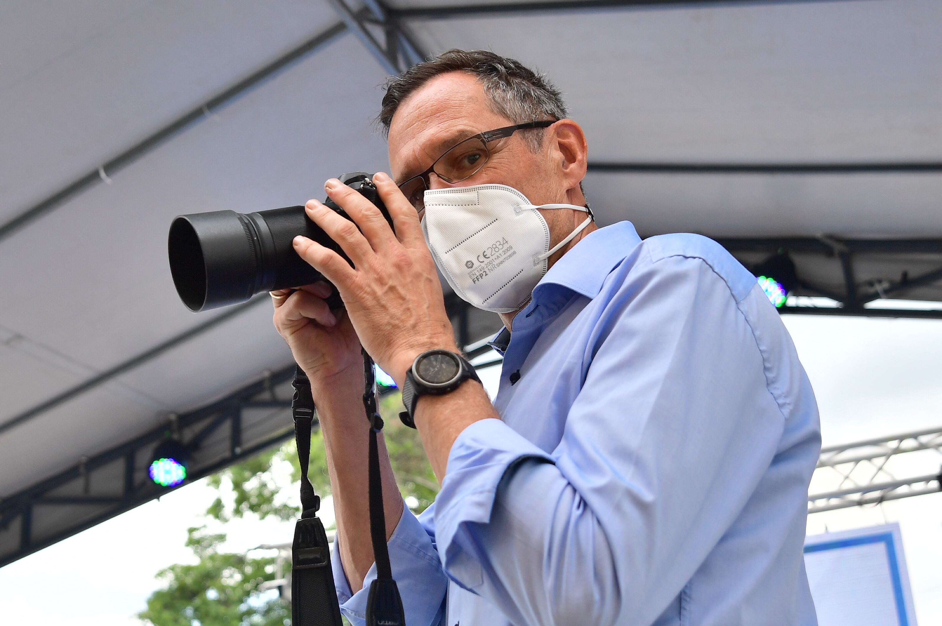 Embajador de Alemania en Colombia, en el evento sobre migración realizado en Cúcuta, espacio impulsado por la Unión Europea y El Espectador.