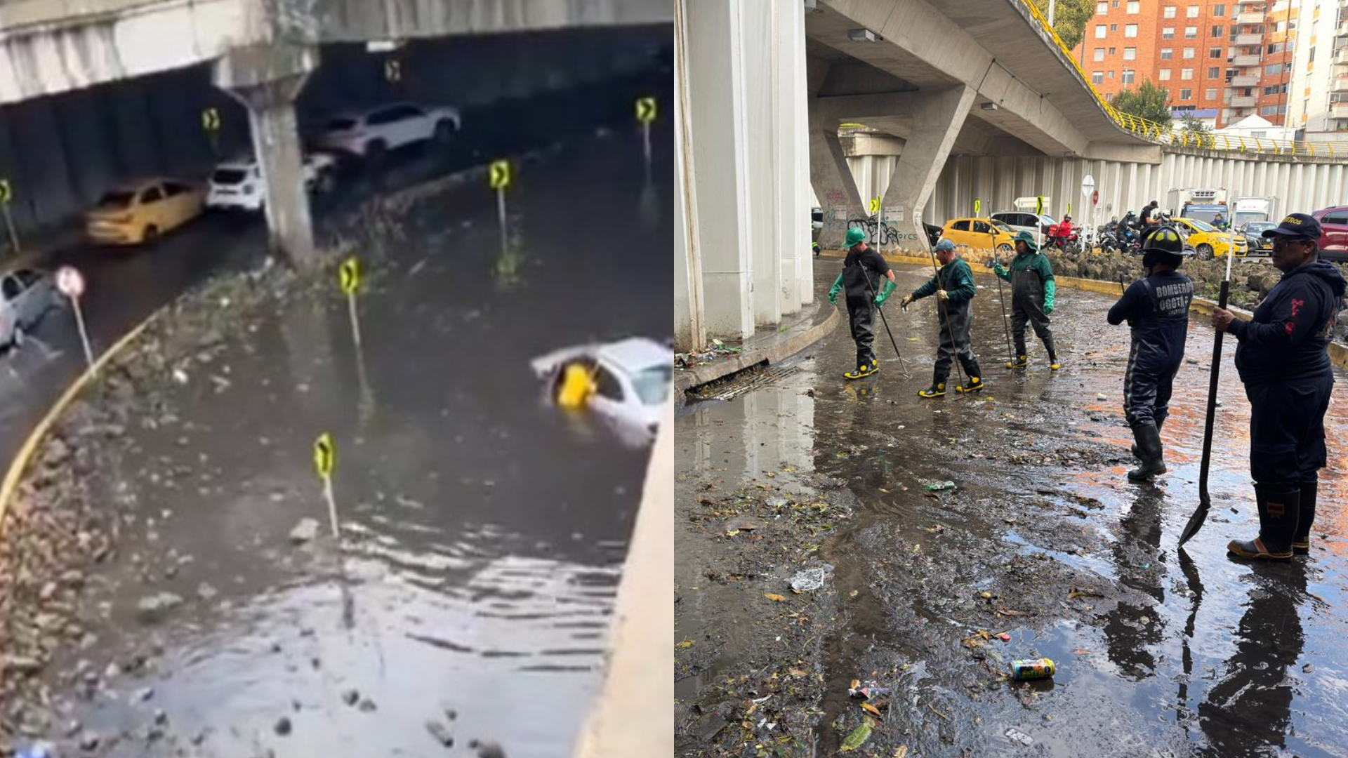 Le contamos por qué cada que llueve fuerte se inunda el deprimido de la calle 94