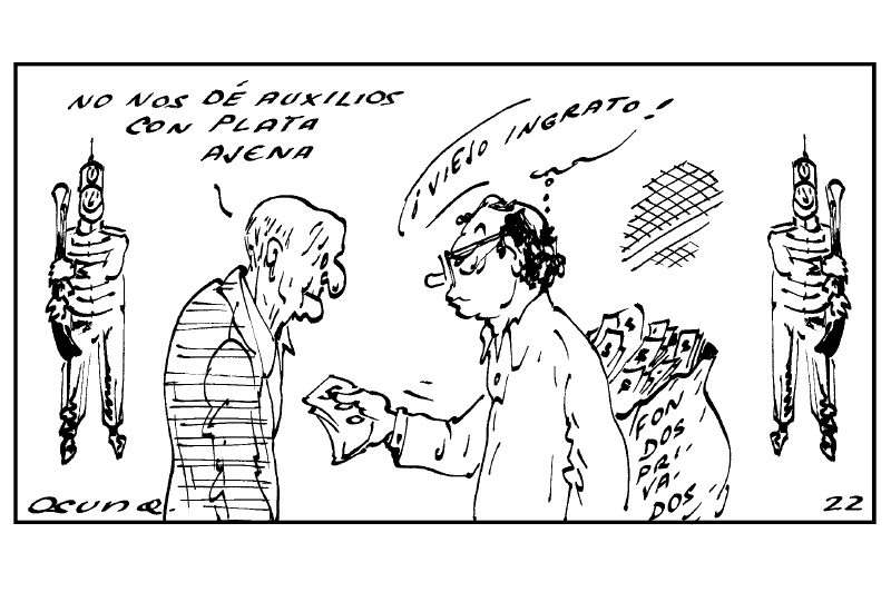 Con padrenuestros ajenos