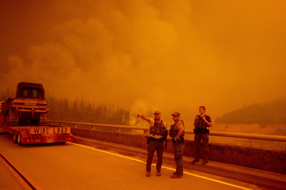 El humo de los incendios de EE.UU cubre 1,5 millones de km2 del Pacífico