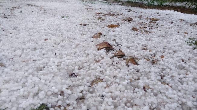 Lluvias en Bogotá: se registra una fuerte granizada en Chapinero