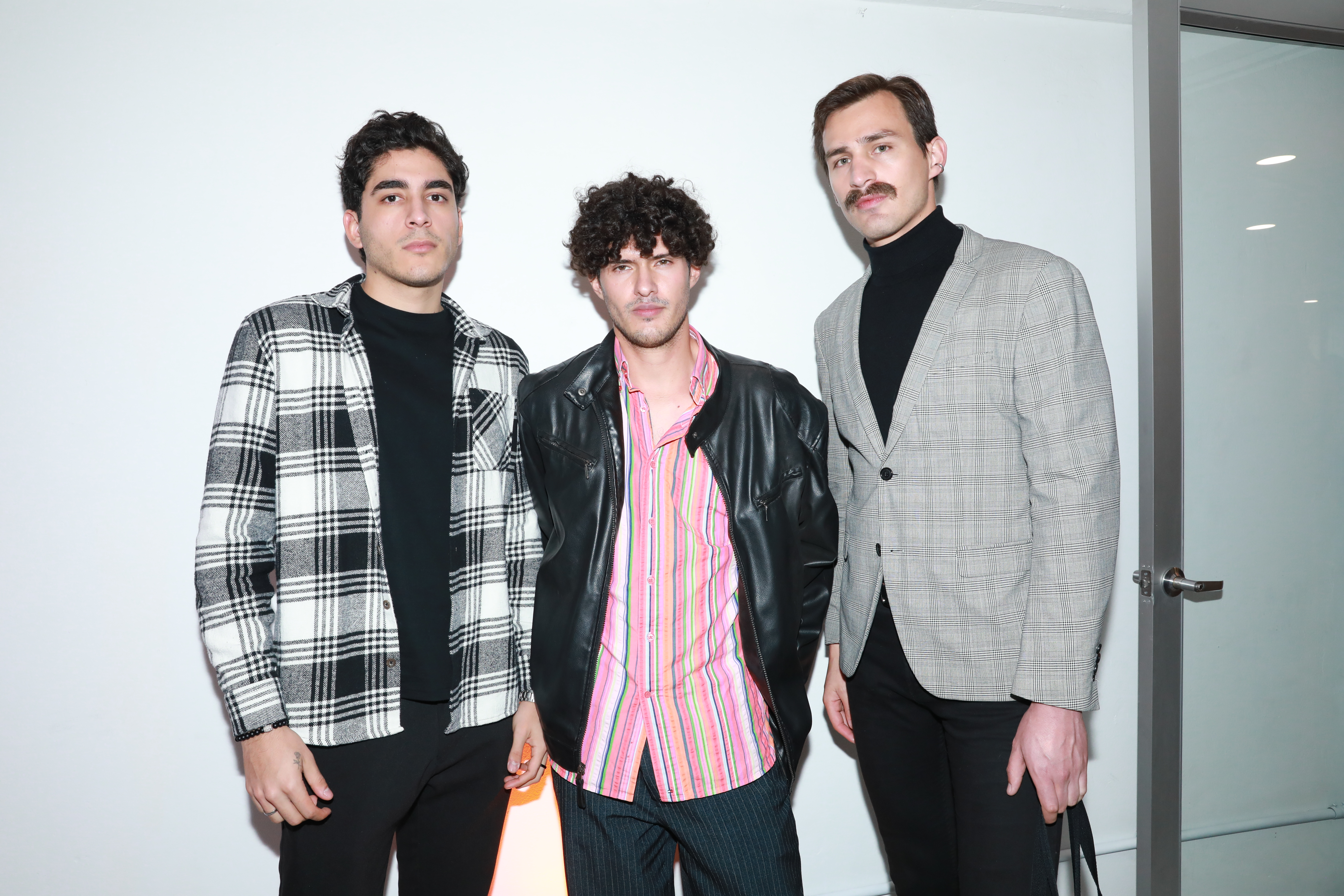 Ariel Drotes, Juan Pablo Cepeda y Juan Cáceres
