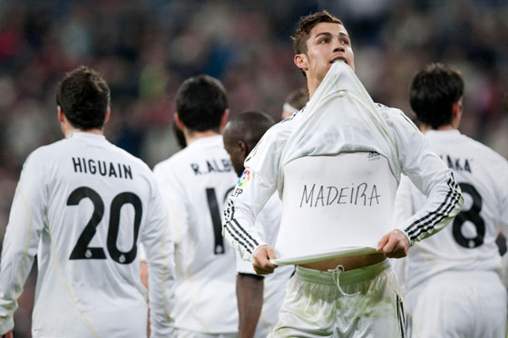 Cristiano Ronaldo, solidario con su tierra