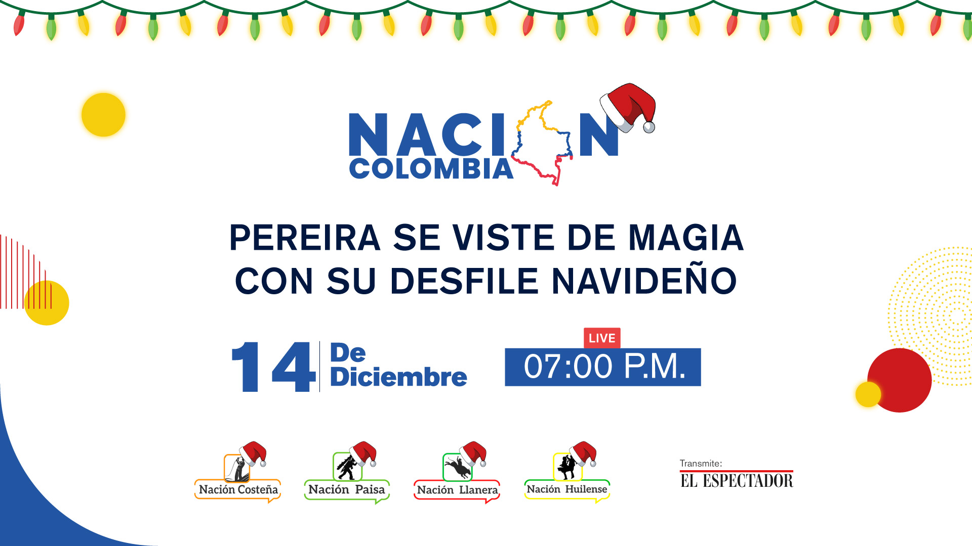 Pereira se viste de magia con su desfile navideño