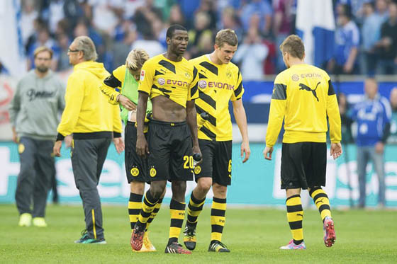 Error y asistencia de Adrián Ramos en la derrota del Borussia Dortmund