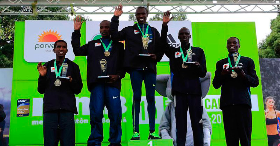 Kenia arrasa en la Media Maratón de Bogotá