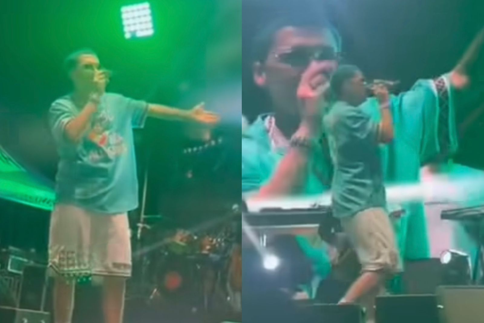 A Blessd le robaron el celular durante concierto en el Carnaval de Barranquilla