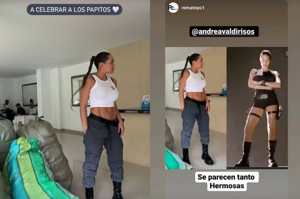 La bailarina barranquillera, esposa de Felipe Saruma, reaccionó a la curiosa comparación.