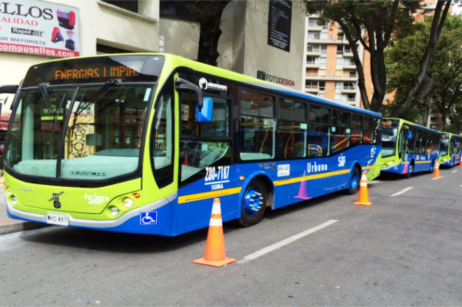 20 nuevos buses híbridos del SITP llegan a Bogotá