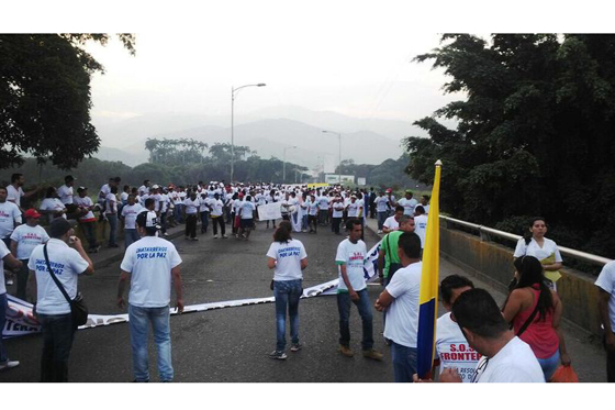 El bloqueo de los chatarreros de Cúcuta a la frontera