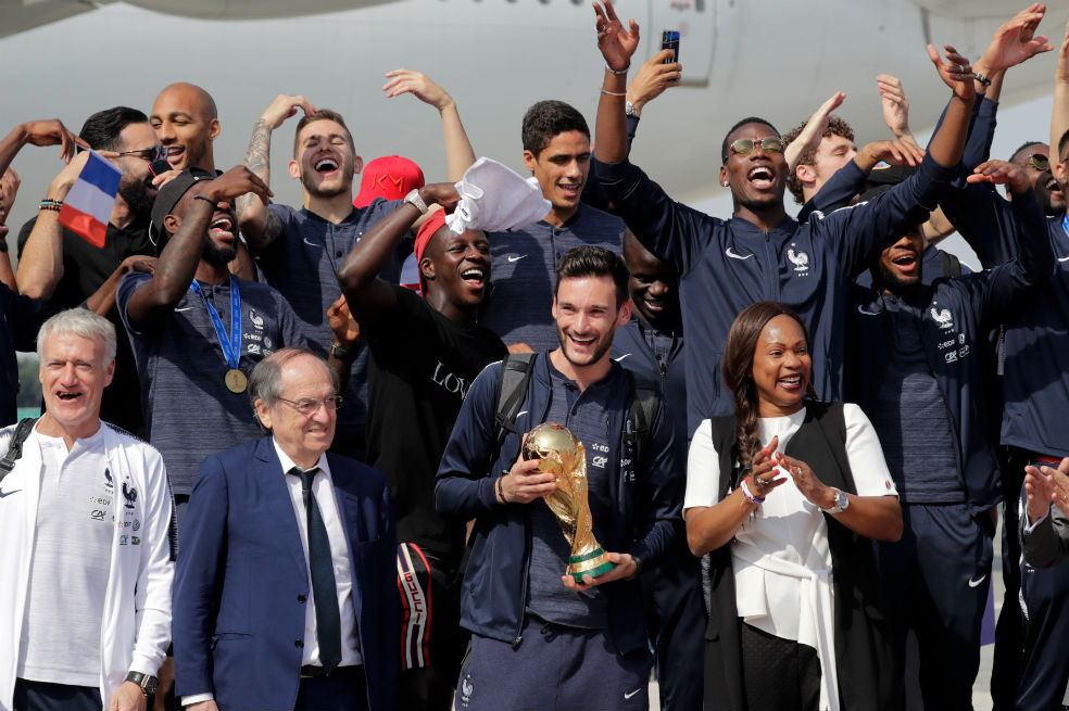 Los ‘Bleus’ fueron condecorados con la Legión de Honor, máxima distinción en Francia