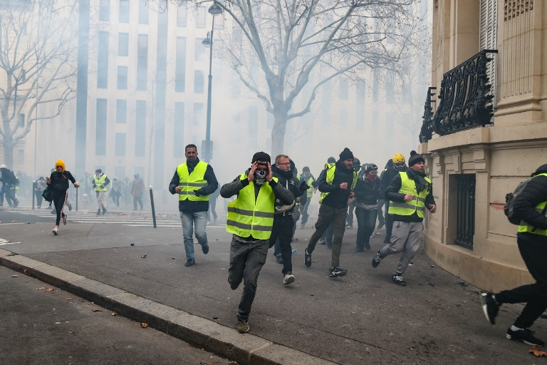 Francia: otro sábado agitado por las protestas de los chalecos amarillos