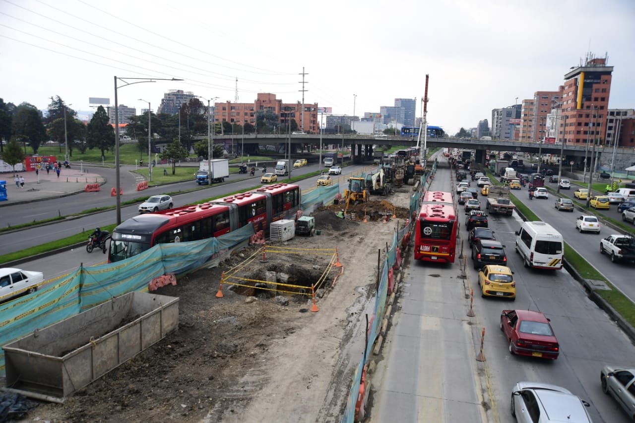 ¡Ojo! Por nuevas obras cierran dos carriles de la Autopista Norte