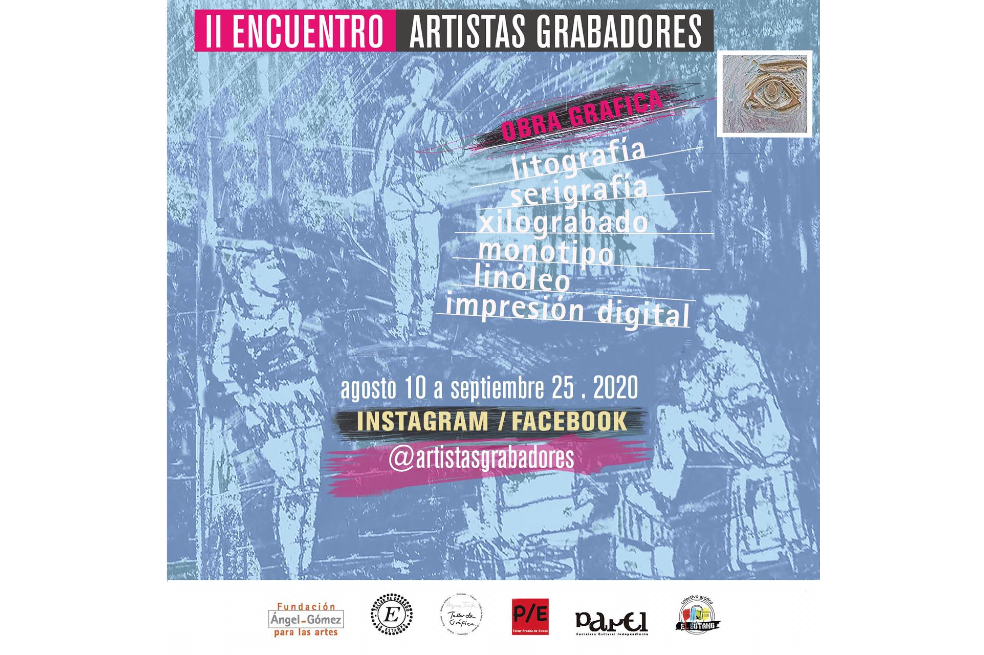 El II Encuentro de artistas grabadores se desarrolla en formato virtual