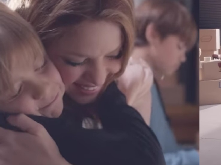 ¿Piqué no sabía de la aparición de sus hijos en el video de Shakira? Así se enteró
