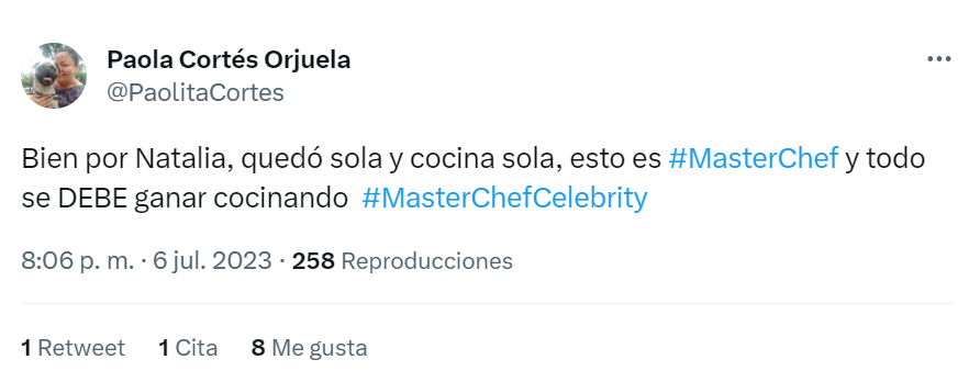 Concursante de 'MasterChef Celebrity' se desquitó de compañeros que la rechazaron