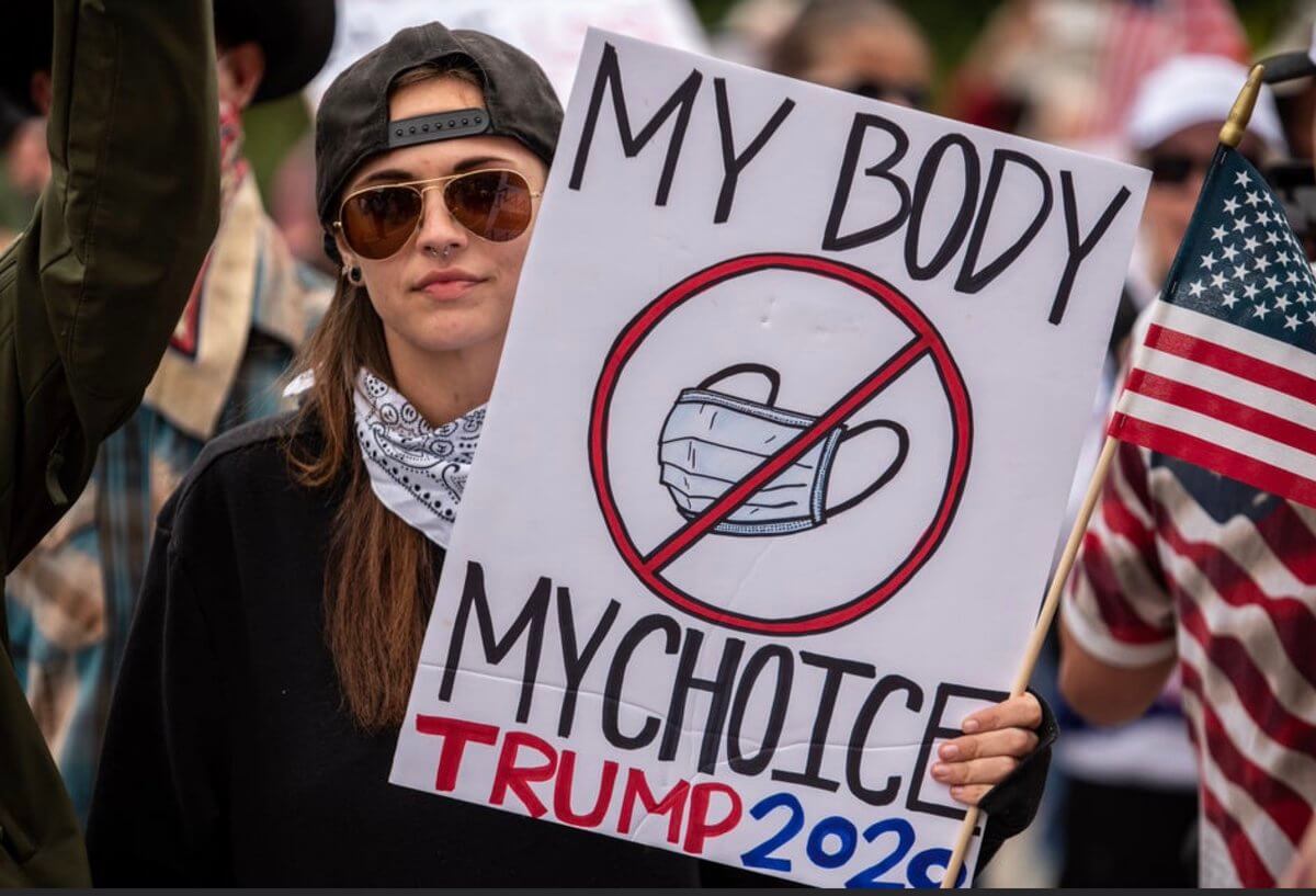 En fotos: Las protestas contra el aislamiento en Estados Unidos alentadas por Trump