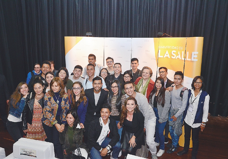 La U. de La Salle en Bogotá fue la institución anfitriona del debate. /