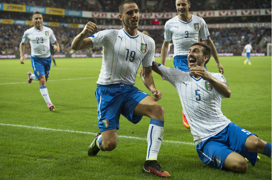 Italia venció a Noruega en el primer partido oficial de Conte