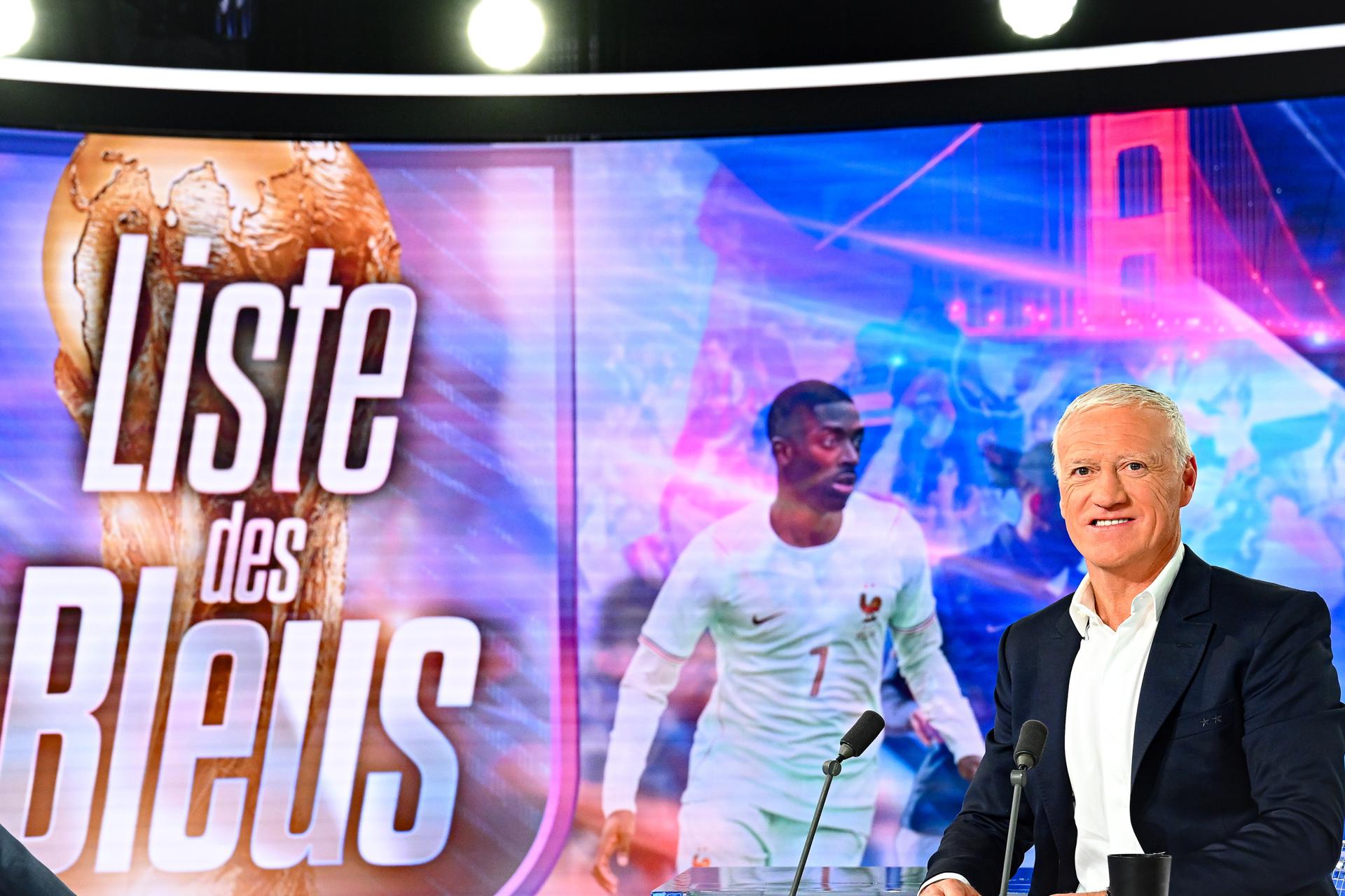 Boulogne (France), 14/05/2026.- French national soccer team coach Didier Deschamps, during TF1's evening news as he announces the 26 players squad for the 2026 World Cup, in Boulogne near Paris, France, 14 May 2026. (Mundial de Fútbol, Francia) EFE/EPA/SANDRA RUHAUT / POOL
