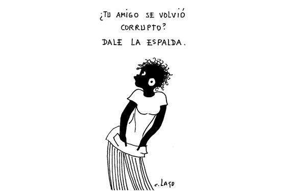 Dale la espalda
