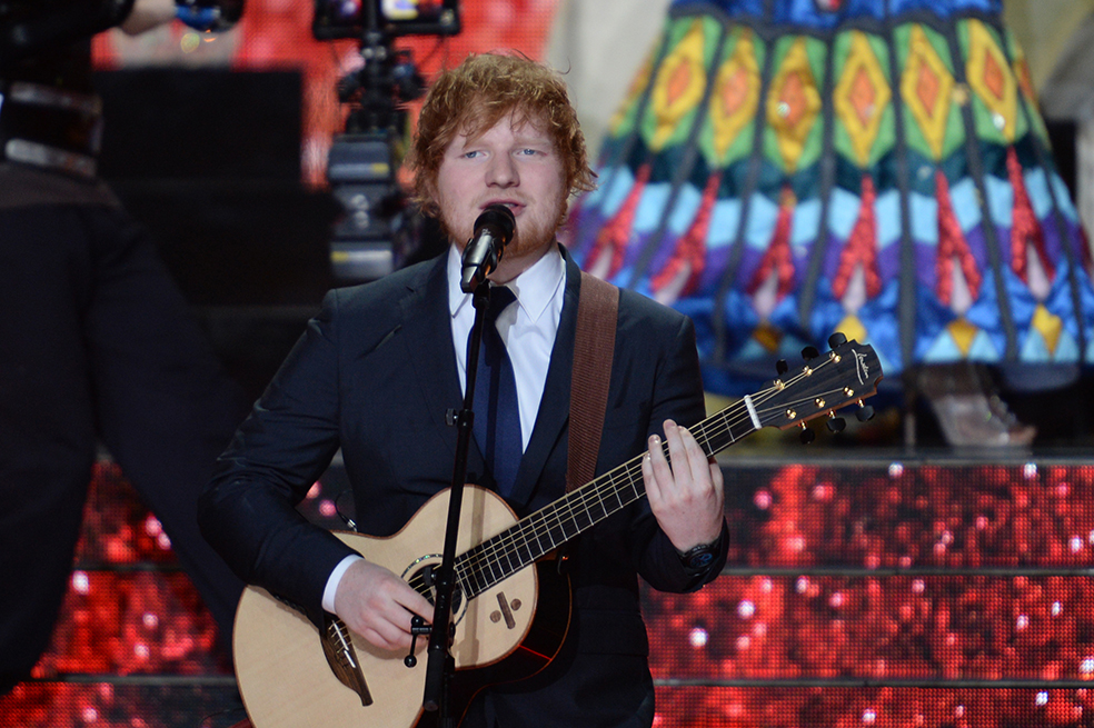 El músico Ed Sheeran. / AFP