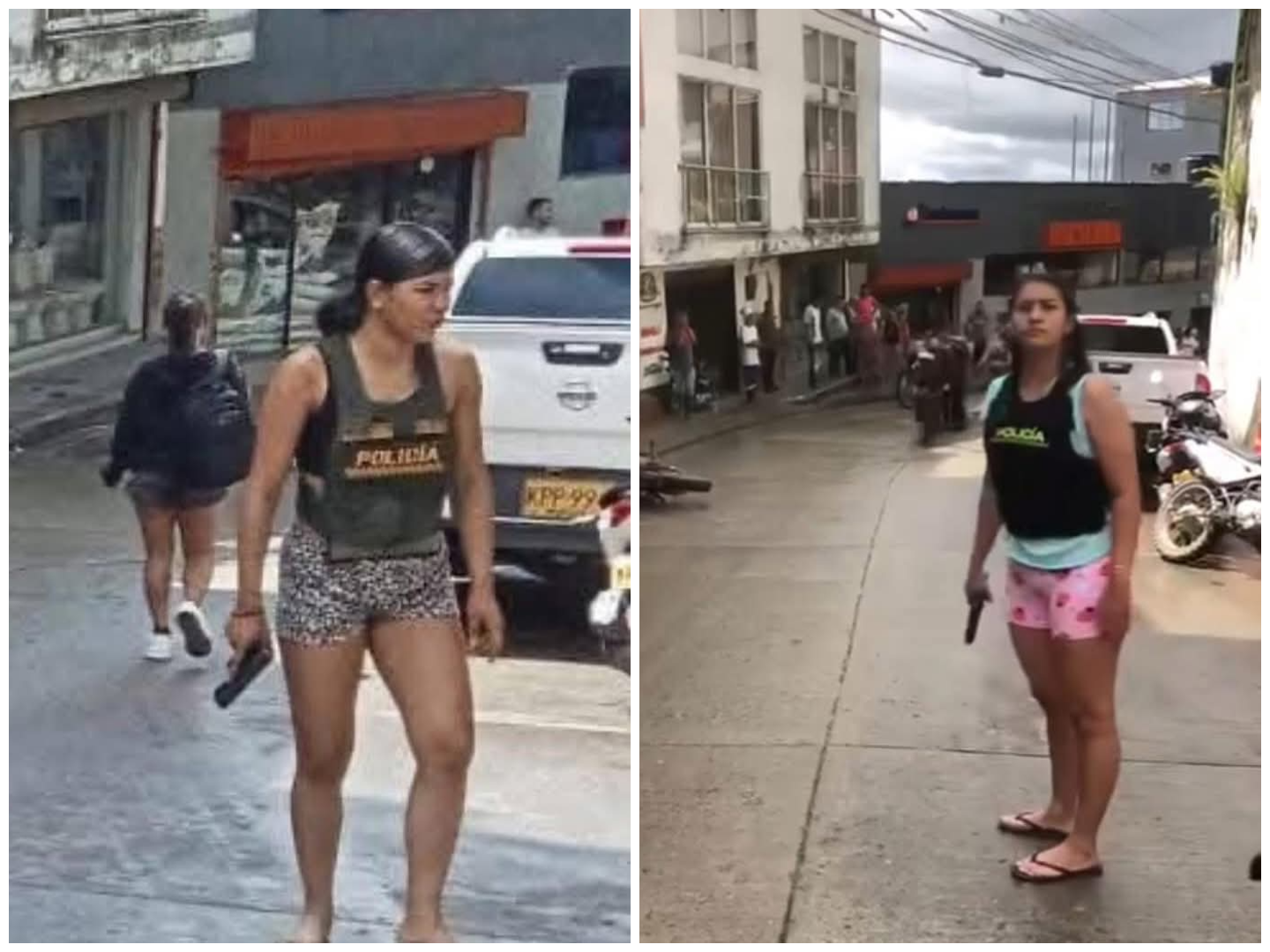 Mujeres policías salieron en pijama a apoyar a compañeros tras ataque en Remedios