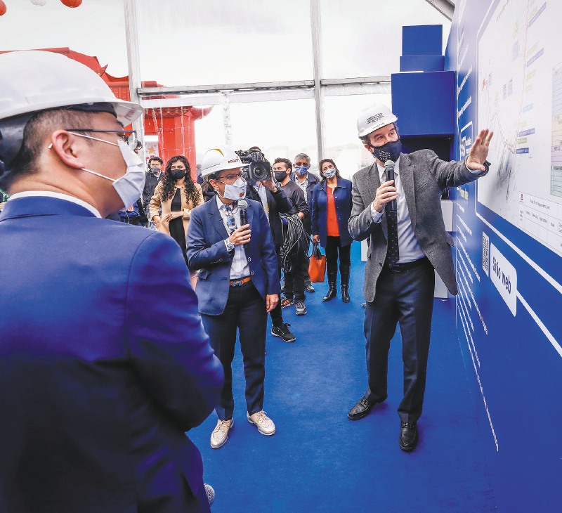 Arrancó el sueño del metro de Bogotá