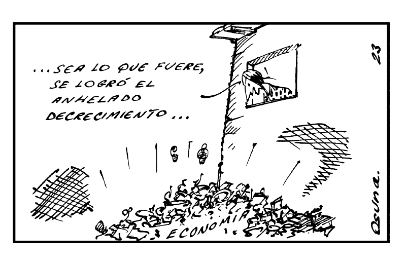 Nos fuimos abajo