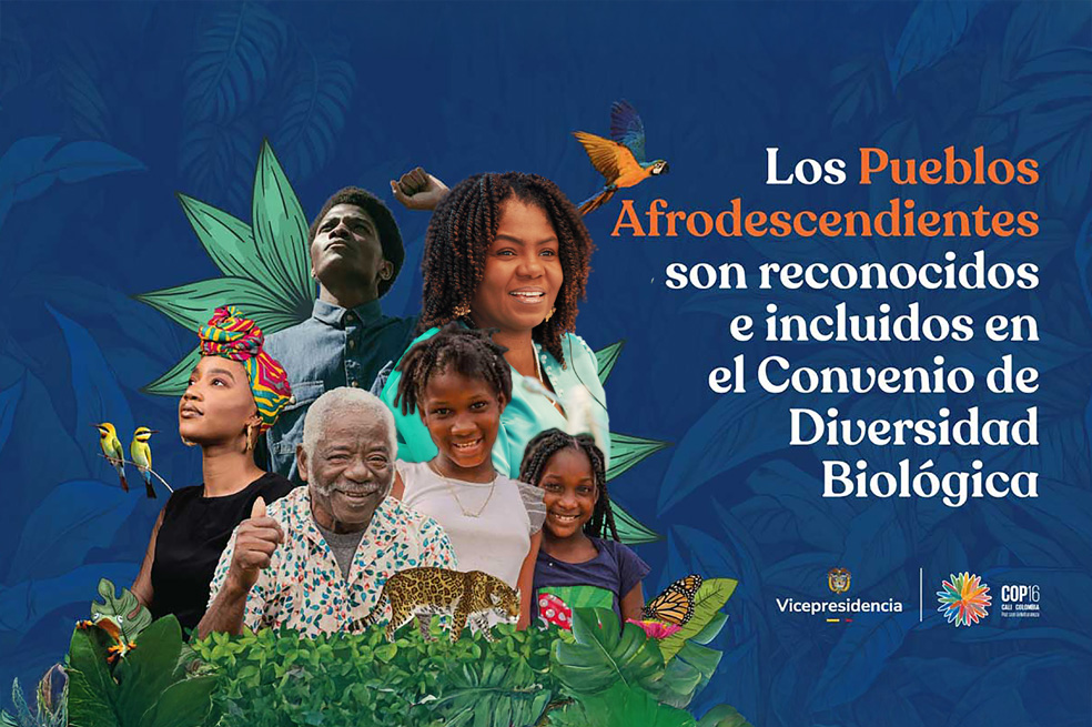 Los afrodescendientes ahora son parte del Convenio de la COP global