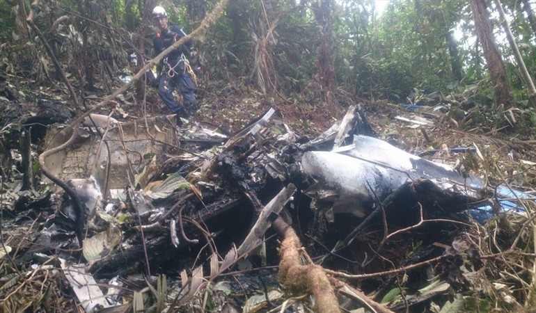 Autoridades hallaron helicóptero desaparecido en el Urabá antioqueño
