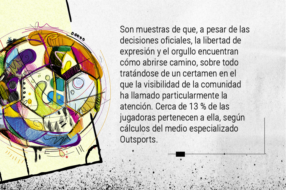 Manicures y cortes de pelo: el orgullo LGBT en el Mundial Femenino.