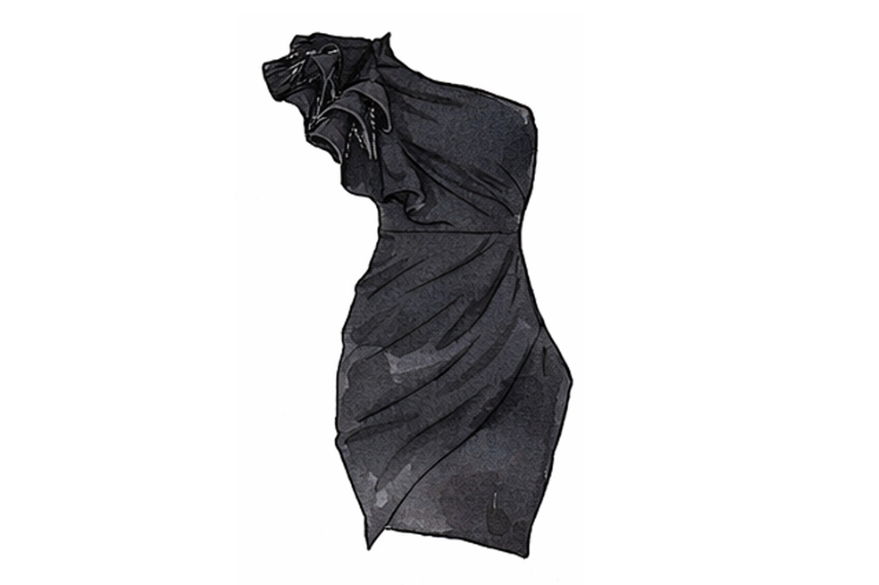 Un vestido negro. / Leandro Rodríguez