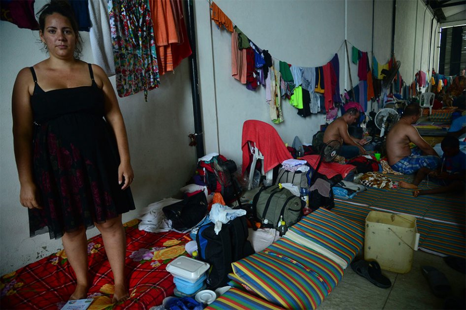 «Que mi hijo nazca en EE.UU.», pide migrante de Cuba varada en Colombia