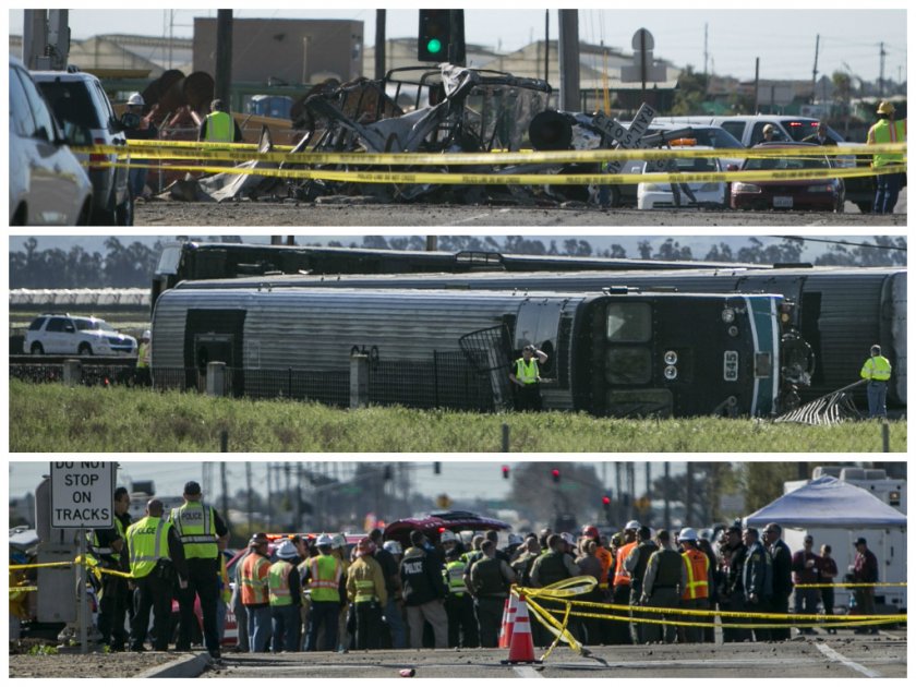 Al menos 28 heridos en accidente de tren cerca de Los Ángeles