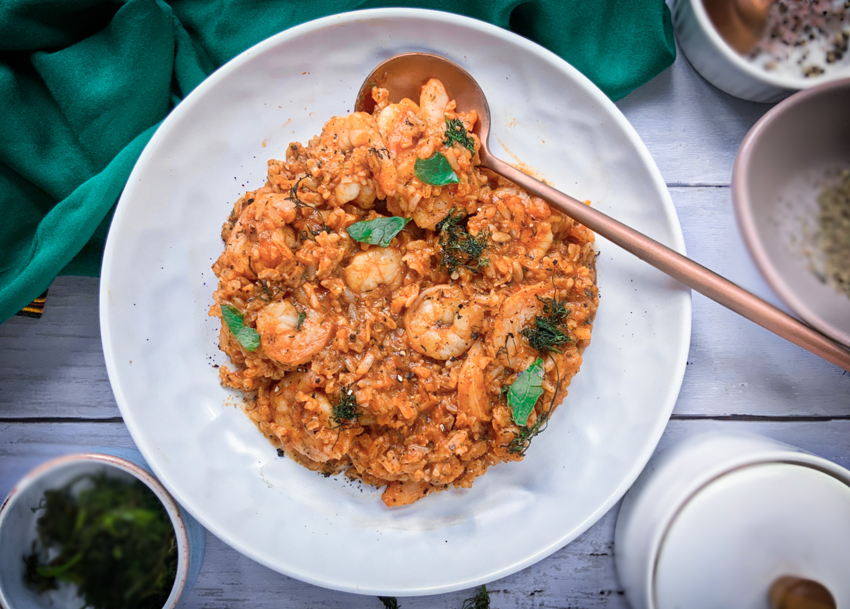 Arroz con camarones: una receta ideal para tu cena de fin de año