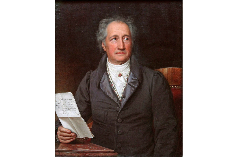 Johann Wolfgang von Goethe, poeta del romanticismo alemán.
