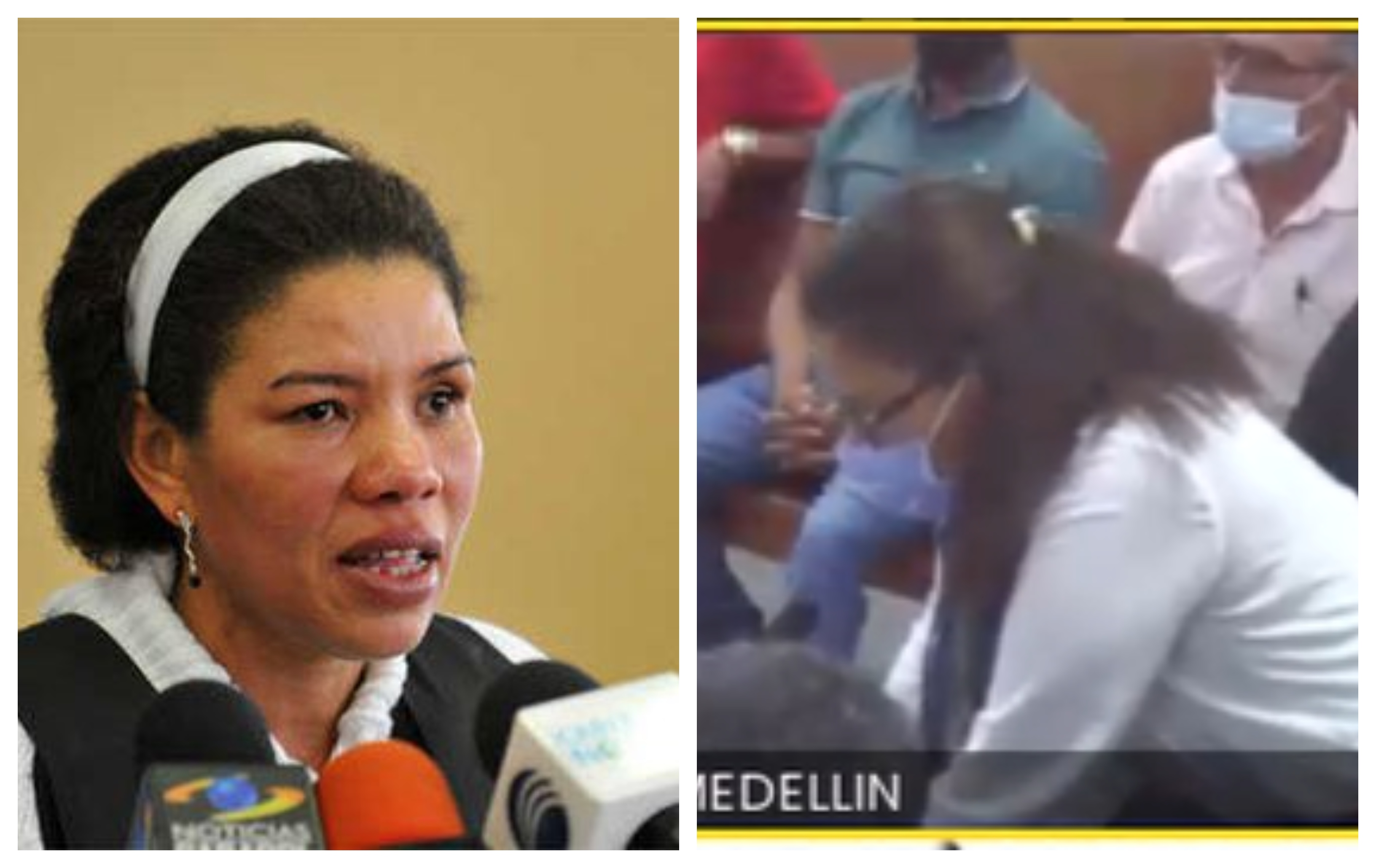 Alias "Karina", quien llegó a ser gestora de paz nombrada por el gobierno de Álvaro Uribe Vélez.