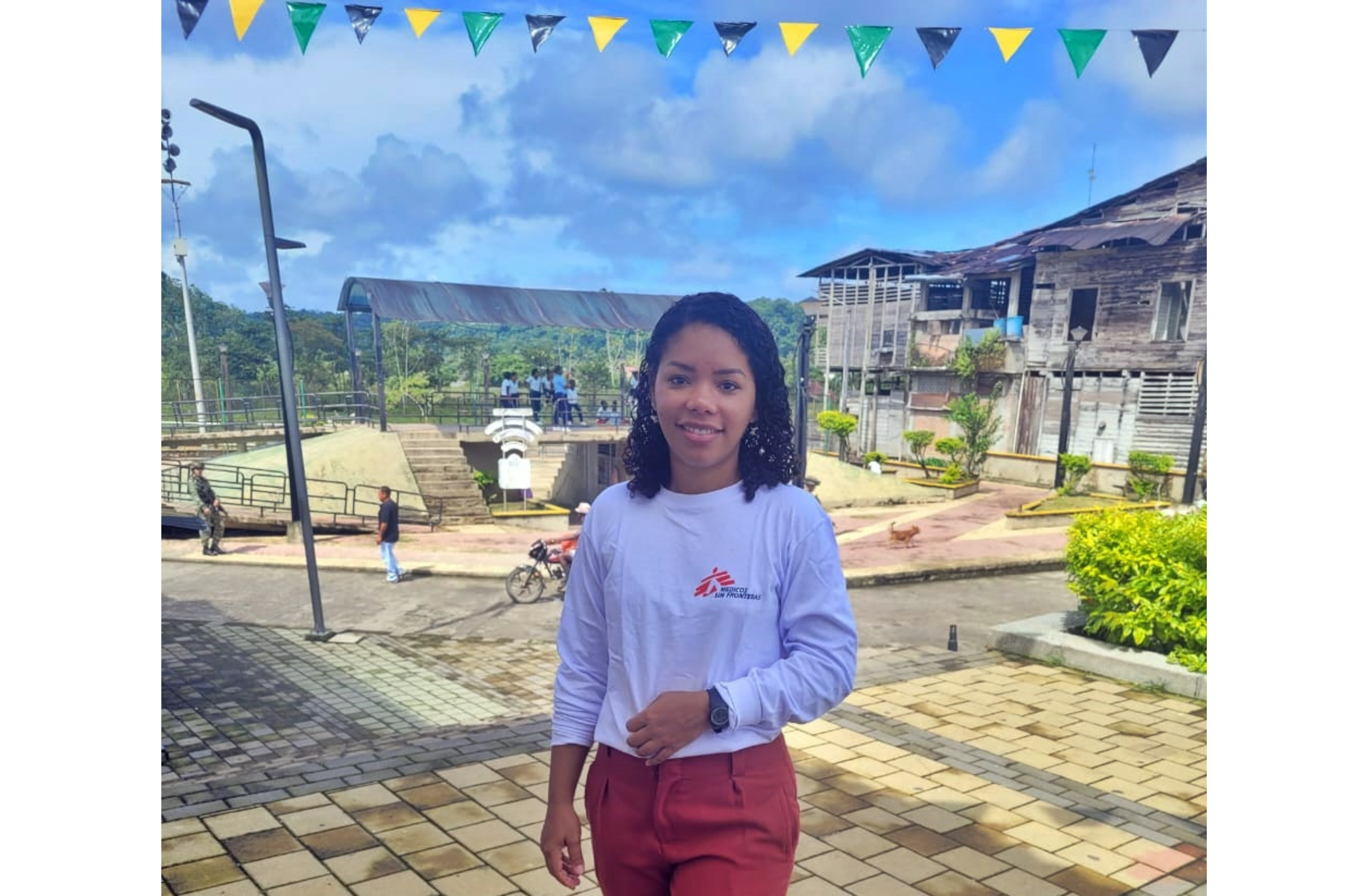 Alexandra Barón, psicóloga del proyecto de MSF en el municipio de Barbacoas