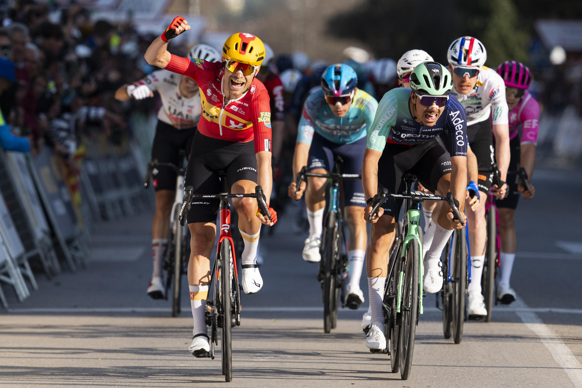 Segunda etapa de la Vuelta a Cataluña 2026: así les fue a los ciclistas colombianos